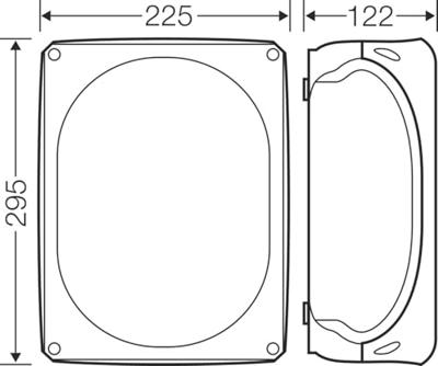Hensel 62000075 Verdeeldoos Halogeenvrij, Verzegelbaar, Weerbestendig (l x b) 295 mm x 225 mm 1 stuk(s)