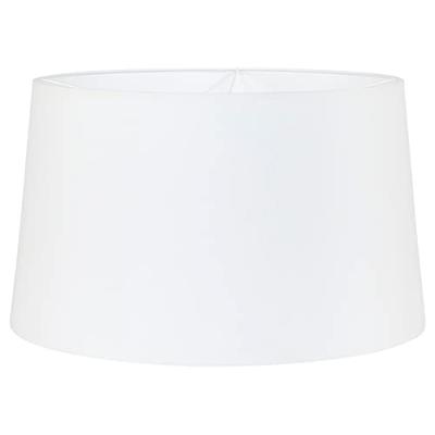 Steinhauer Verstelbare schemerlamp Prestige Chic 35cm zwart met effen wit 8183ZW
