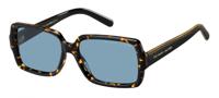 Marc Jacobs zonnebril dames rechthoekig Havana/blauw - thumbnail