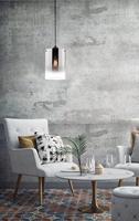 Fischer & Honsel HanglampSamu smoke glas - 60895 - thumbnail
