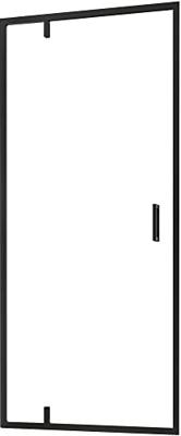 Saqu Rambla draaideur met omkeerbare draairichting 90x200cm mat zwart