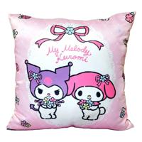 Sanrio Pillow Hello Kitty & Friends Pastel Flower 35 x 35 cm - thumbnail