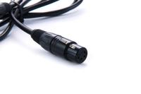 Rolux 4-pins xlr female met 4 pins male connector rl-c7 - thumbnail