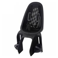 Qibbel Air Fietszitje Achter met Dragerbevestiging Zwart - thumbnail