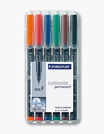 Viltstift staedtler ohp lumo f 318 perm wp6