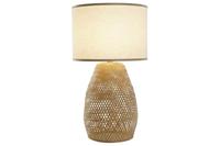 Bureaulamp DKD Home Decor Bruin Natuurlijk Bamboe 50 W 220 V 40 x 40 x 71 cm - thumbnail