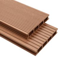 Terrasplanken HKC met accessoires 20 m² 2,2 m bruin - thumbnail