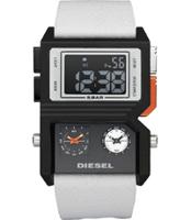 Horlogeband Diesel DZ7175 Leder Wit 30mm - thumbnail