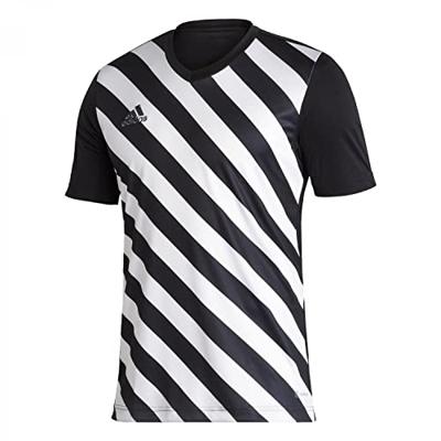 adidas Entrada 22 Graphic Voetbalshirt Zwart Wit adidas Entrada 22 Graphic Voetbalshirt Zwart Wit