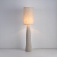 Staande lamp Marone lino l - E27-fitting - Kap en voet van linnen - Large - IP20 voor binnen - thumbnail