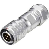 Weipu SF1210/P7 II Ronde connector Stekker, recht Totaal aantal polen: 7 Serie (ronde connectoren): SF12 1 stuk(s) - thumbnail