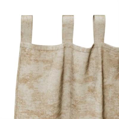 VidaXL Velvet gordijnen met gordijnen 2 pcs crème 140 x 140 cm fluweel