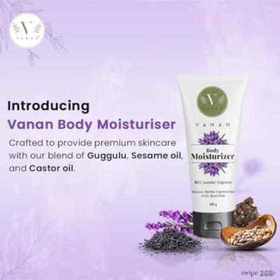 Vanan Body moisturizer lavender 200 Gram Vanan Body moisturizer lavender 200 Gram