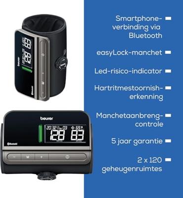 Beurer BM 81 easyLock BT 65511 Bloeddrukmeter