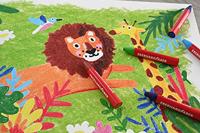 Eberhard Faber EF-524010 Waskrijt Driekantig Watervast Etui à 12 Stuks - thumbnail