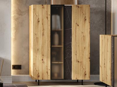 Commode MARCATO 3 deuren artisan eik Commode MARCATO 3 deuren artisan eik