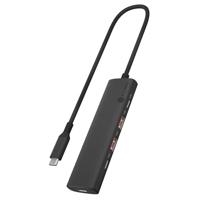 ICY BOX IB-HUB1437-CPD Bedraad USB 3.2 Gen 2 (3.1 Gen 2) Type-C Zwart - thumbnail