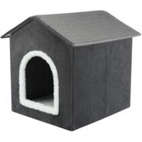 TRIXIE HONDENMAND / KATTENMAND HUIS LIVIA GRIJS / WIT 38X41X44 CM - thumbnail
