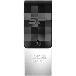Silicon Power C31 Dual USB Pendrive Mobile 128GB USB-C Black