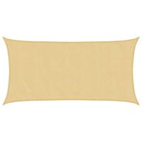 VidaXL Zonnezeil 5x2,5 m 100% polyester oxford zandkleurig - thumbnail