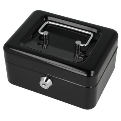 Westcott ac-e51000-zw geldkist 152x120x79mm zwart, kunststof inzet met 6 vakken