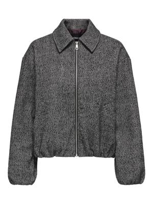 Only Onlalberte Life Bomber Cc Otw Jackets 4765812 Black Herringbone