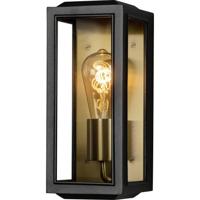 KonstSmide Zwart met gouden buitenlampCarpi - 7348-758 - thumbnail