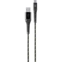 Cellularline Extreme USB-kabel 1 m USB A USB C Zwart - thumbnail