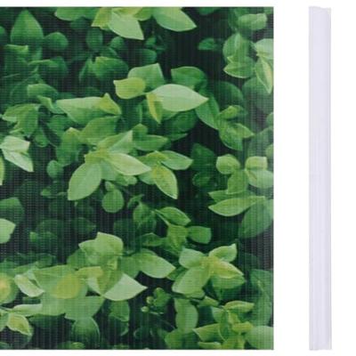 VidaXL Tuinschermen 4 st 35x0,19 m pvc groen