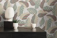 AS Creation Antigua - Wit - Planten Behang - 390941 - thumbnail