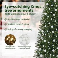 VidaXL Kunstkerstboom met 300 led met standaard groen 210 cm pe en pvc - thumbnail