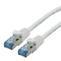ROLINE Patchkabel Cat.6A S/FTP (PiMF), Component Level, LSOH, wit, 1 m - thumbnail