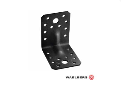 Waelbers Hoekanker m/ril 70x70x55 mm zwart - 10 Stuk(s) - 481437.05 Waelbers Hoekanker m/ril 70x70x55 mm zwart - 10 Stuk(s) - 481437.05
