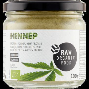 Raw Organic Food Hennep Proteine Poeder 100 g bij Jumbo