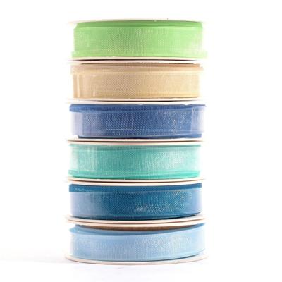 Vaessen Creative • organzalint 6 kleuren 6mmx2m baby blauw