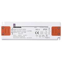 TRU COMPONENTS TC-YSL30F-1202500 LED-transformator Constante spanning 30 W 2.5 A 12 V/DC Geschikt voor meubels, Overspanning, Montage op ontvlambare - thumbnail