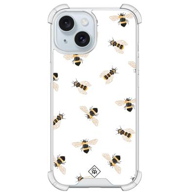 iPhone 13 shockproof hoesje - Bee happy iPhone 13 shockproof hoesje - Bee happy