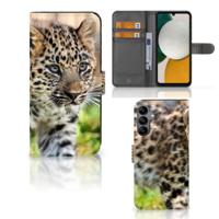 Samsung Galaxy A34 | Telefoonhoesje | Met pasjeshouder | Baby Luipaard - thumbnail