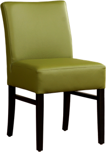 Groene leren landelijke eetkamerstoel Hold - Toledo Leer Apple Green (groen leer)