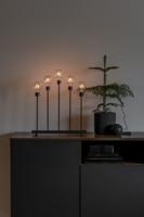 Konstsmide 3964-710TR LED-lantaarn Barnsteen LED Zwart Energielabel: F (A - G) - thumbnail