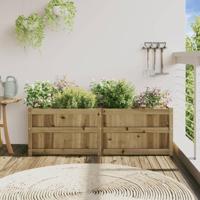 VidaXL Plantenbak 150x50x50 cm geïmpregneerd grenenhout - thumbnail