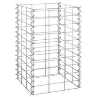 Gabion plantenbakken 3 st verhoogd 30x30x50 cm ijzer - thumbnail