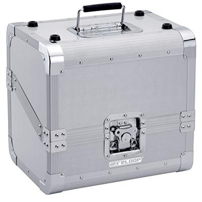 Reloop 80 Record Case platenkoffer zilver - thumbnail