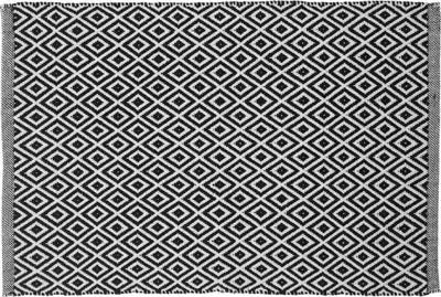 Badmat Sealskin Trellis 60x90 cm Katoen Zwart