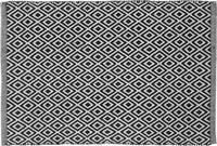 Badmat Sealskin Trellis 60x90 cm Katoen Zwart - thumbnail