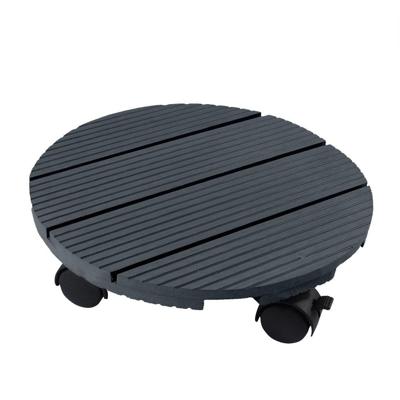 Nature Plantentrolley Houtcomposiet Ø30cm Nature Plantentrolley Houtcomposiet Ø30cm