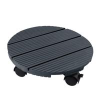 Nature Plantentrolley Houtcomposiet Ø30cm - thumbnail