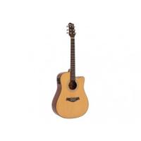 DIMAVERY STW-90 Western Guitar,natur - thumbnail