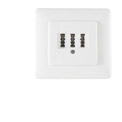 Shiverpeaks BS74051W Telefoonaansluitdoos Telefoon Inbouw (in muur) Wit