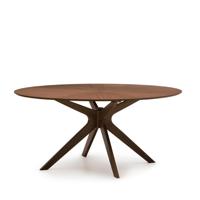 Kave Home Ovale Eettafel 'Naanim' Walnoot en rubberhout, 180 x 110cm - thumbnail